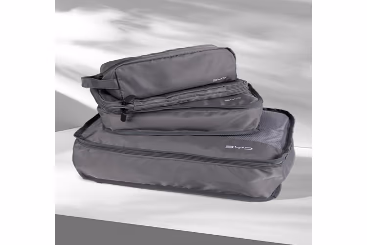 4-teiliges Aufbewahrungsset mit BYD Logo in dunkelgrau auf einem weißen Hintergrund