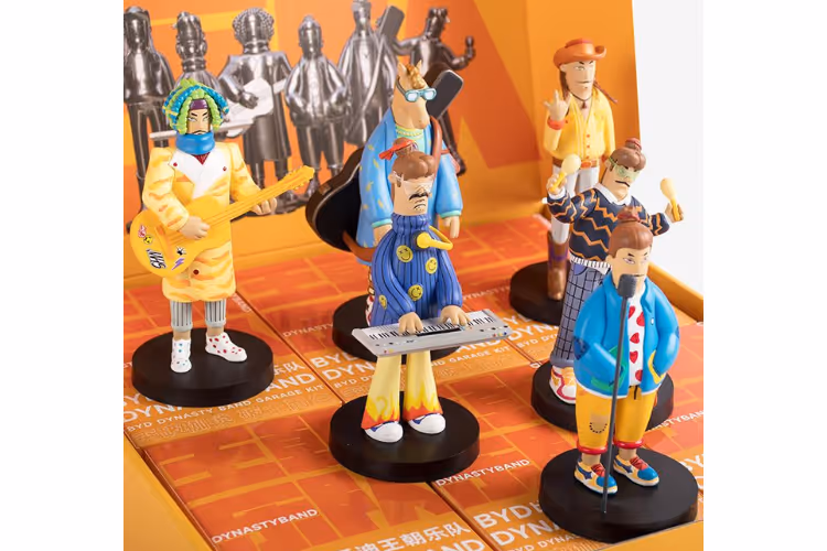 BYD Terrakotta-Band Figuren, bunt