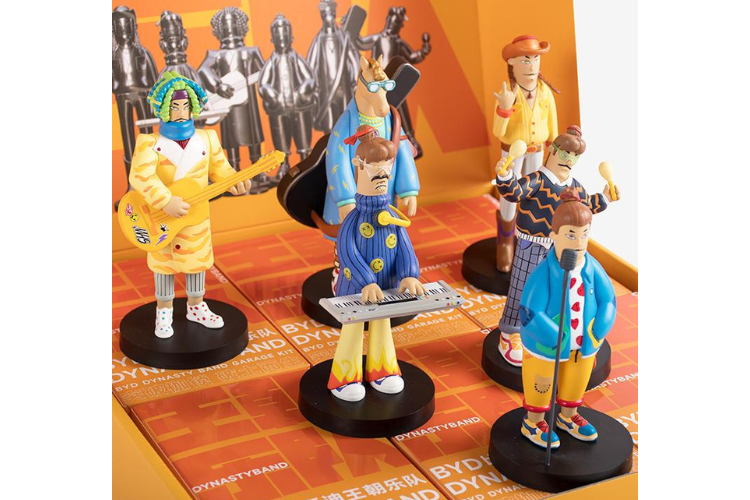 BYD Terrakotta-Band Figuren, bunt