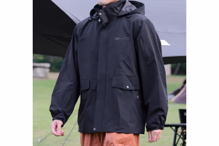 BYD Outdoor-Jacke, schwarz