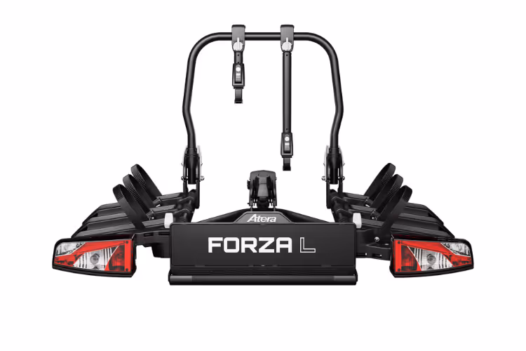 Heckfahrradträger auf weißem Hintergrund