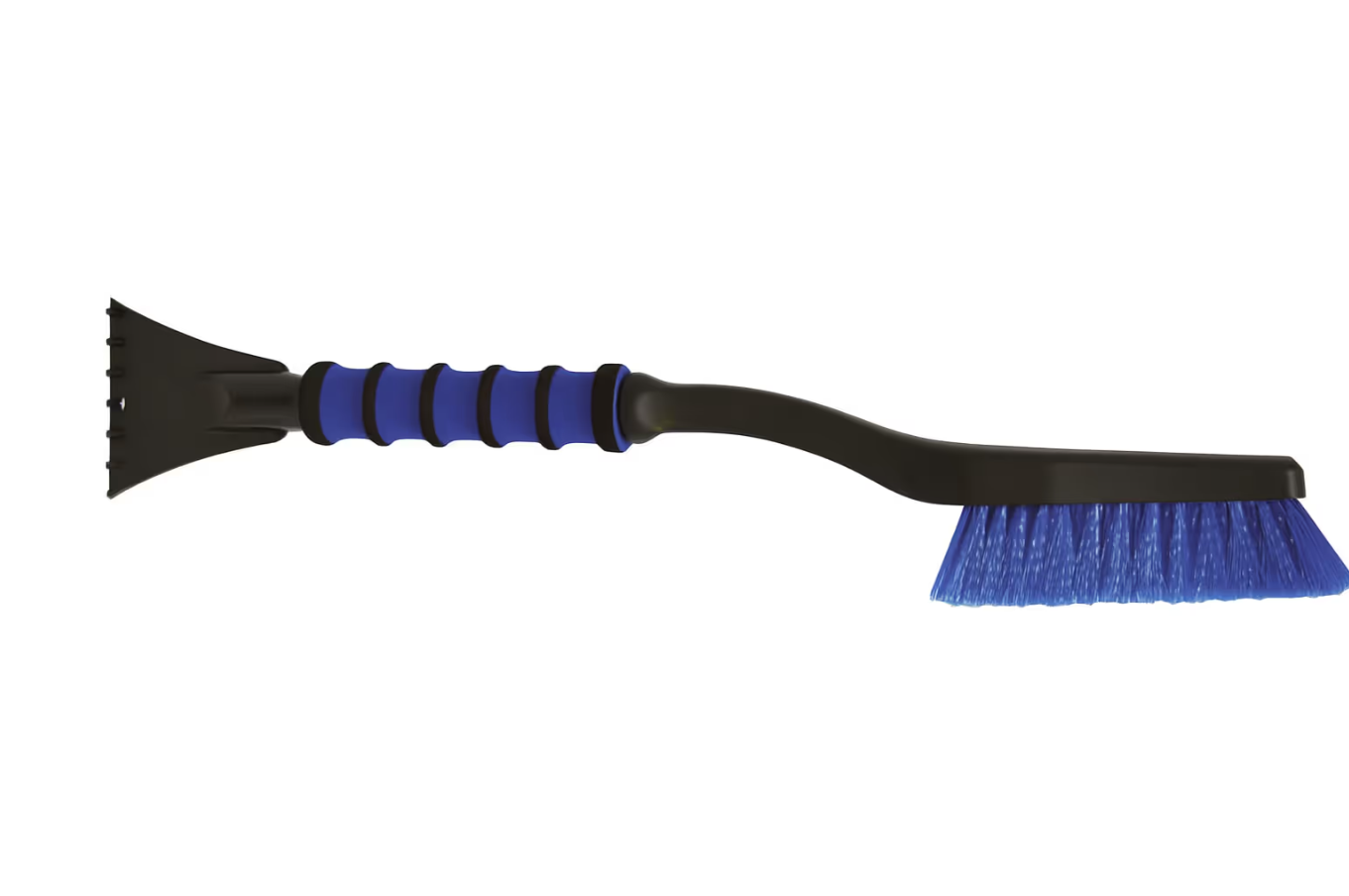 Schneebeser mit Eiskratzer, blau schwarz