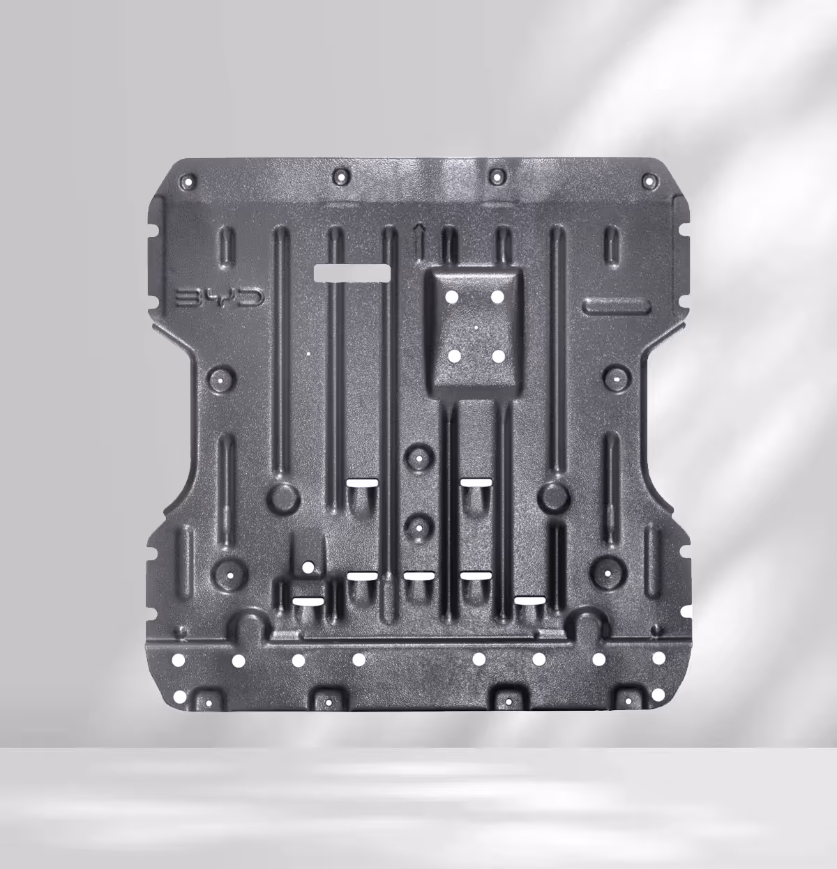 Unterfahrschutzplatte, für den Elektromotor