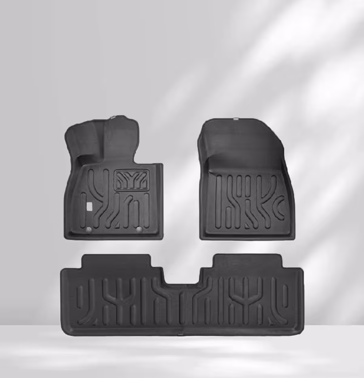 seal 6 gummimattensatz 3 teilig in schwarz