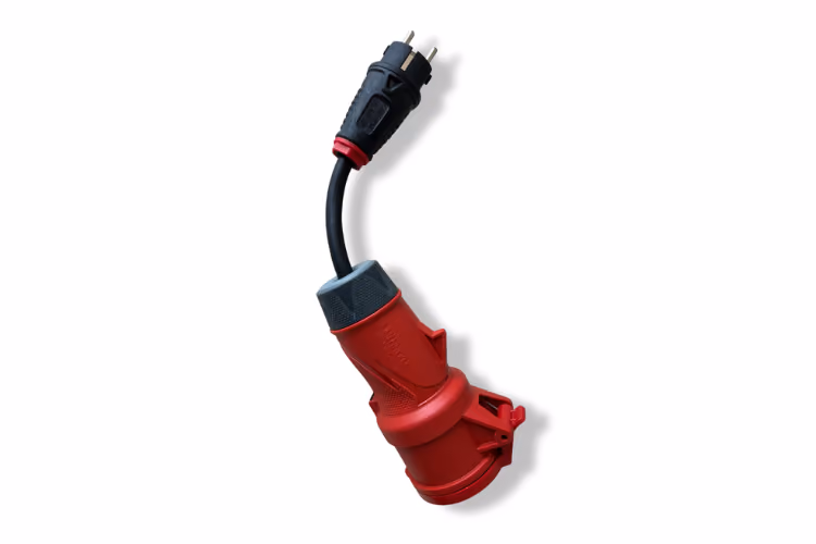 Optionaler Schuko Adapter für NEcharge Ladekabel, 230 V - 16 A, APNE20230523