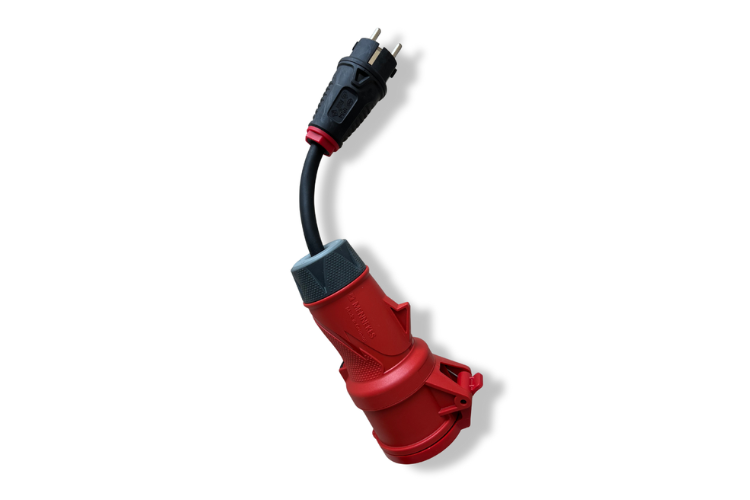 Optionaler Schuko Adapter für NEcharge Ladekabel, 230 V - 16 A, APNE20230523