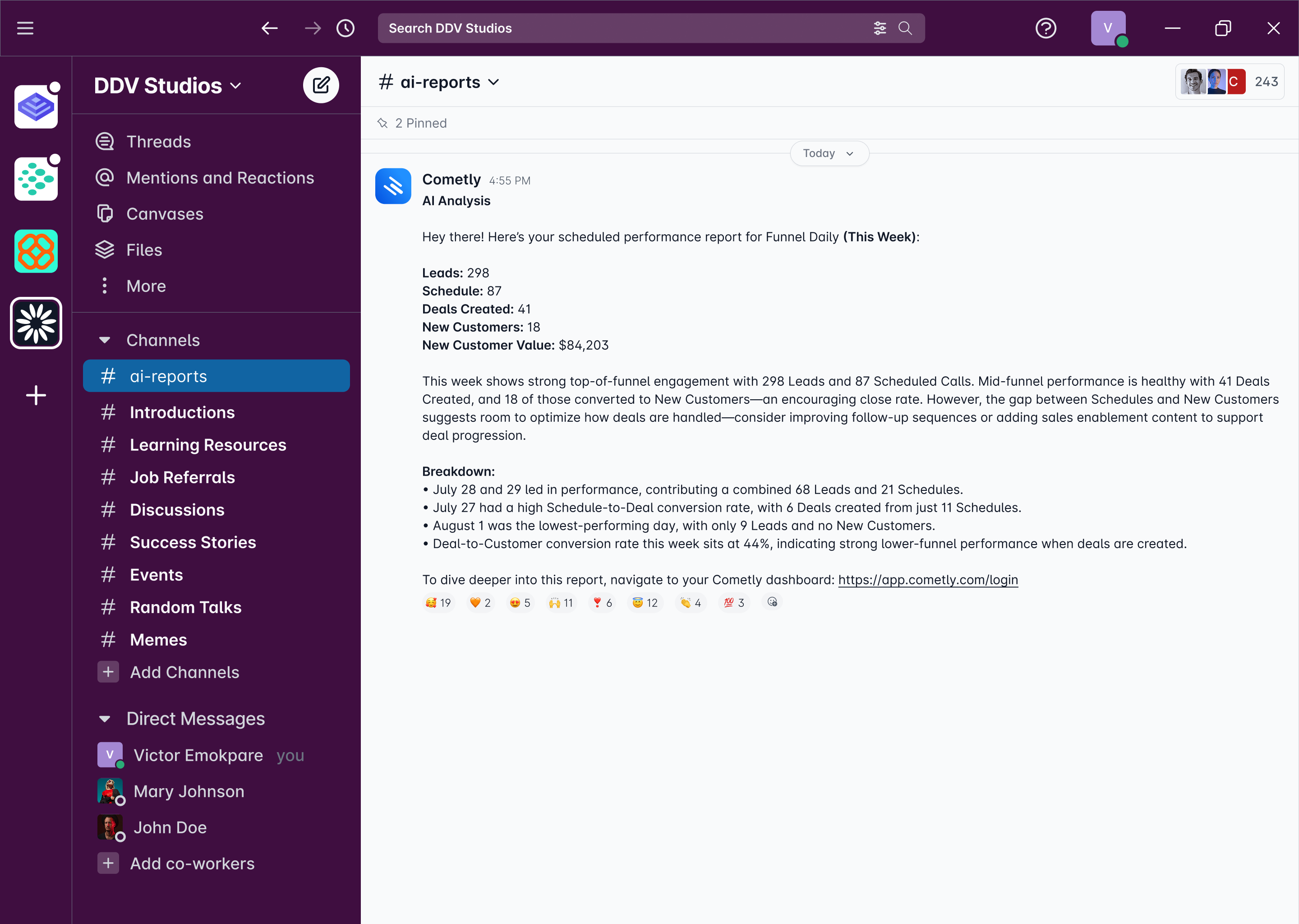 Cometly AI Chat