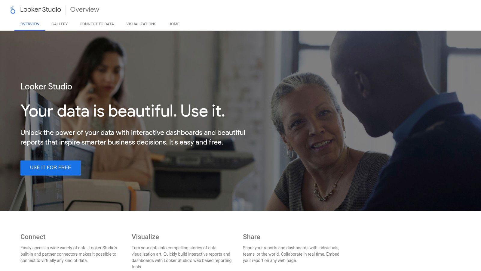 Looker Studio (formerly Google Data Studio)