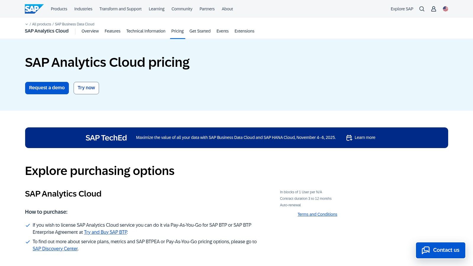 SAP Analytics Cloud