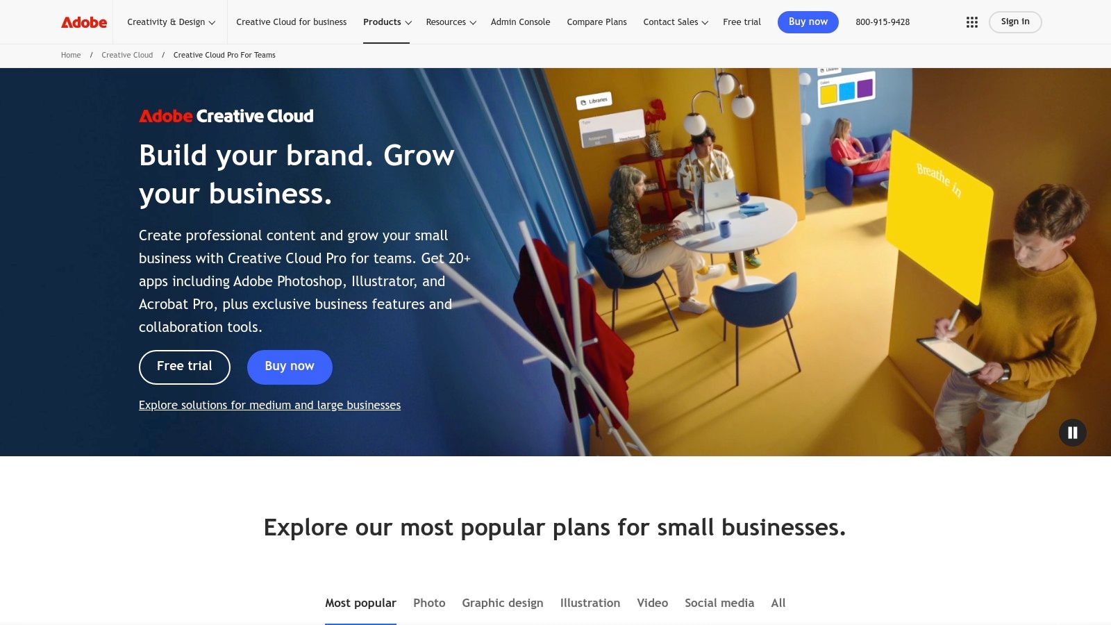 Adobe Creative Cloud for teams