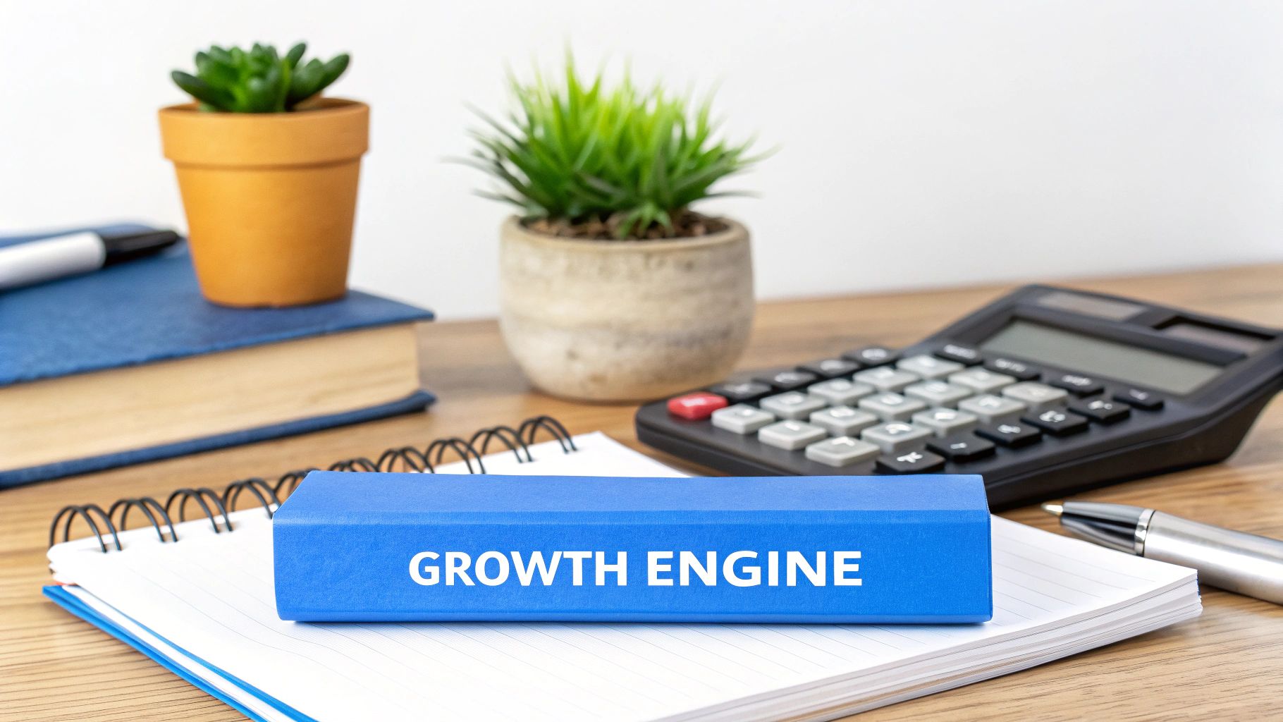 A small green seedling growing out of a pile of gold coins, symbolizing growth from existing resources.