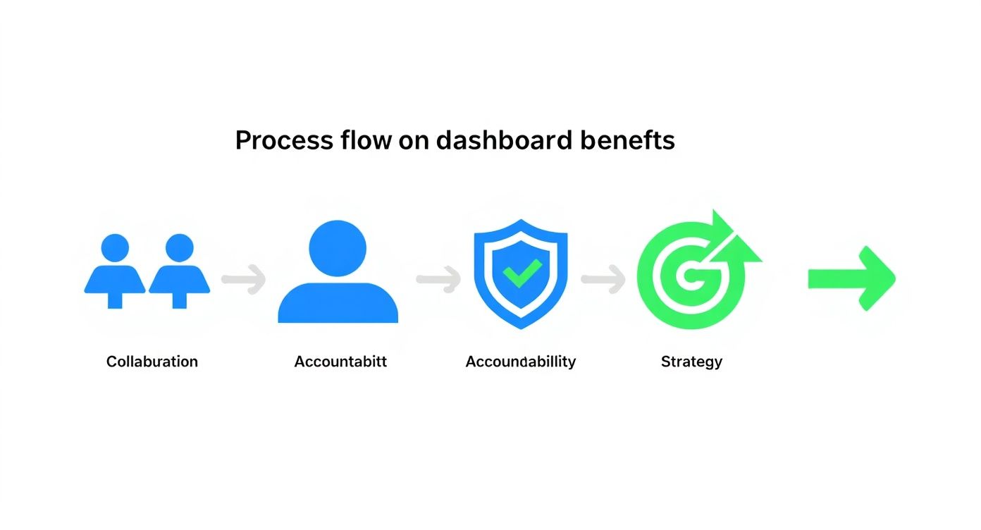 Infographic about data analysis dashboard