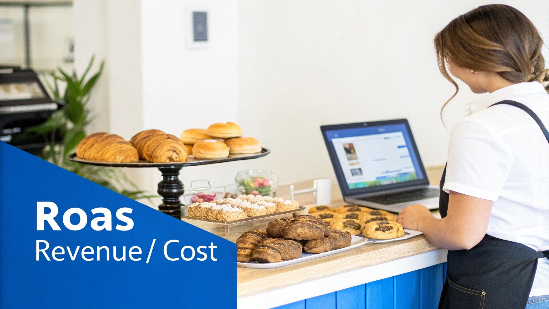 A digital marketing dashboard showing performance metrics and analytics.