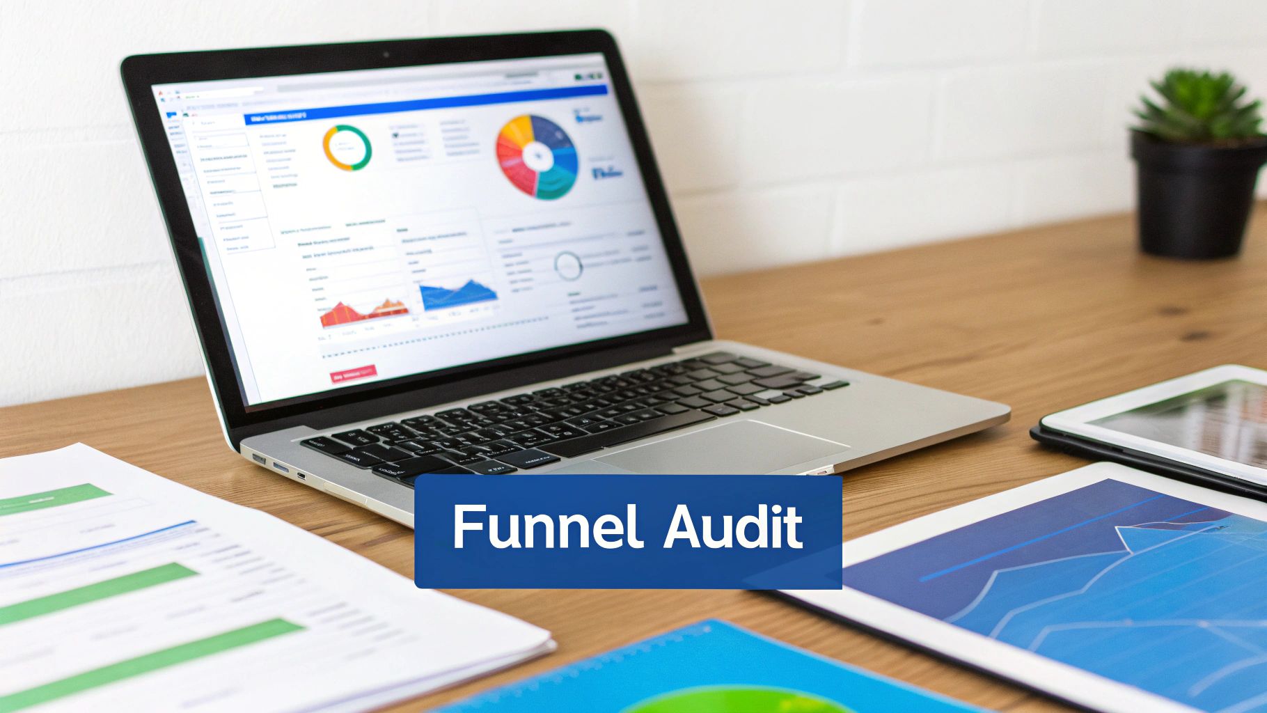 A person at a desk sketching out ideas on a whiteboard, representing the process of creating a conversion optimization strategy.