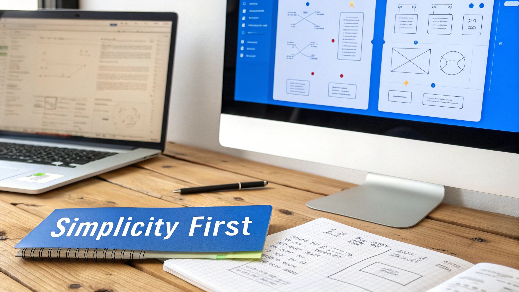 A well-designed dashboard showing various charts and graphs.
