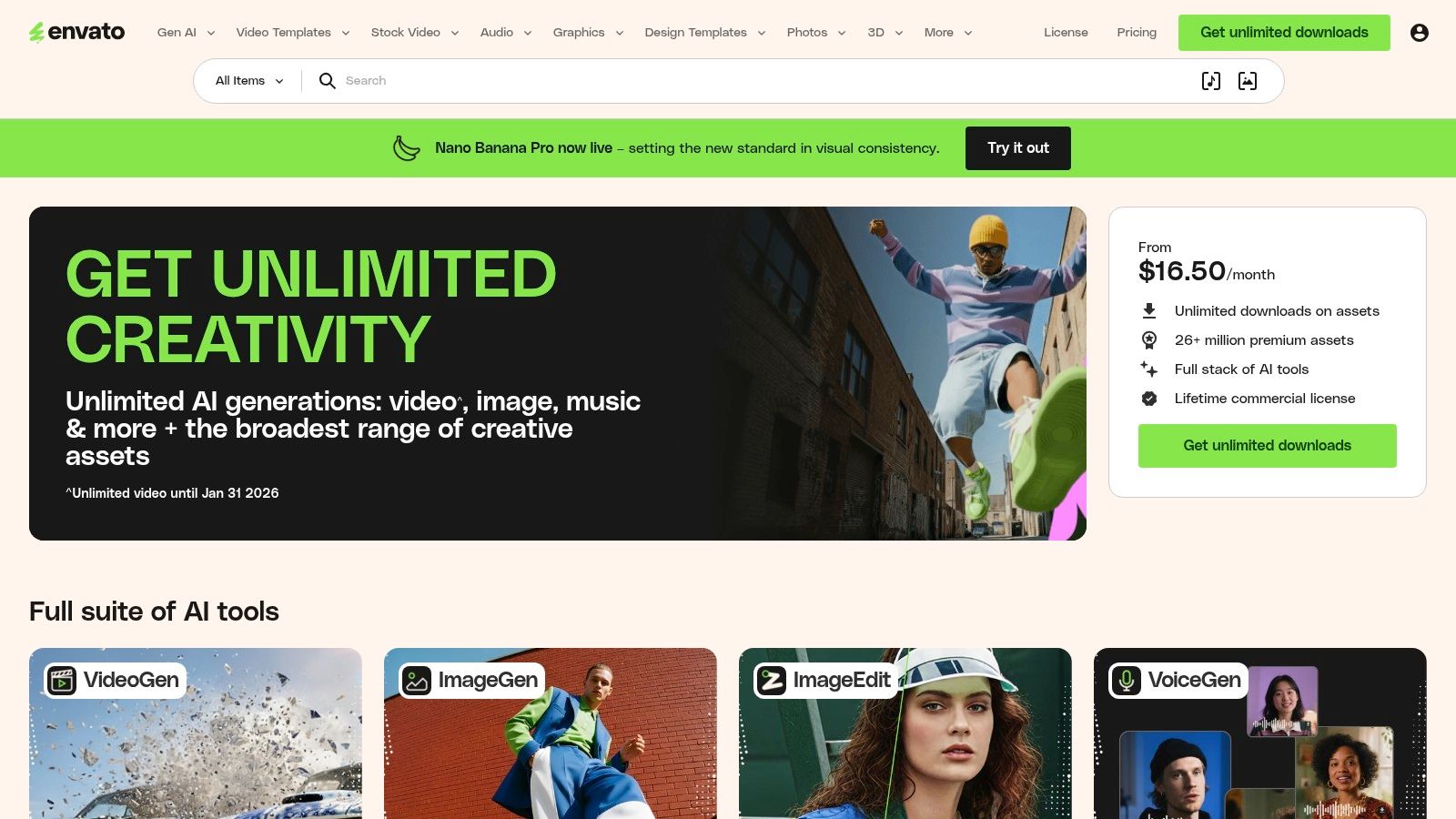 Envato Elements (and GraphicRiver)