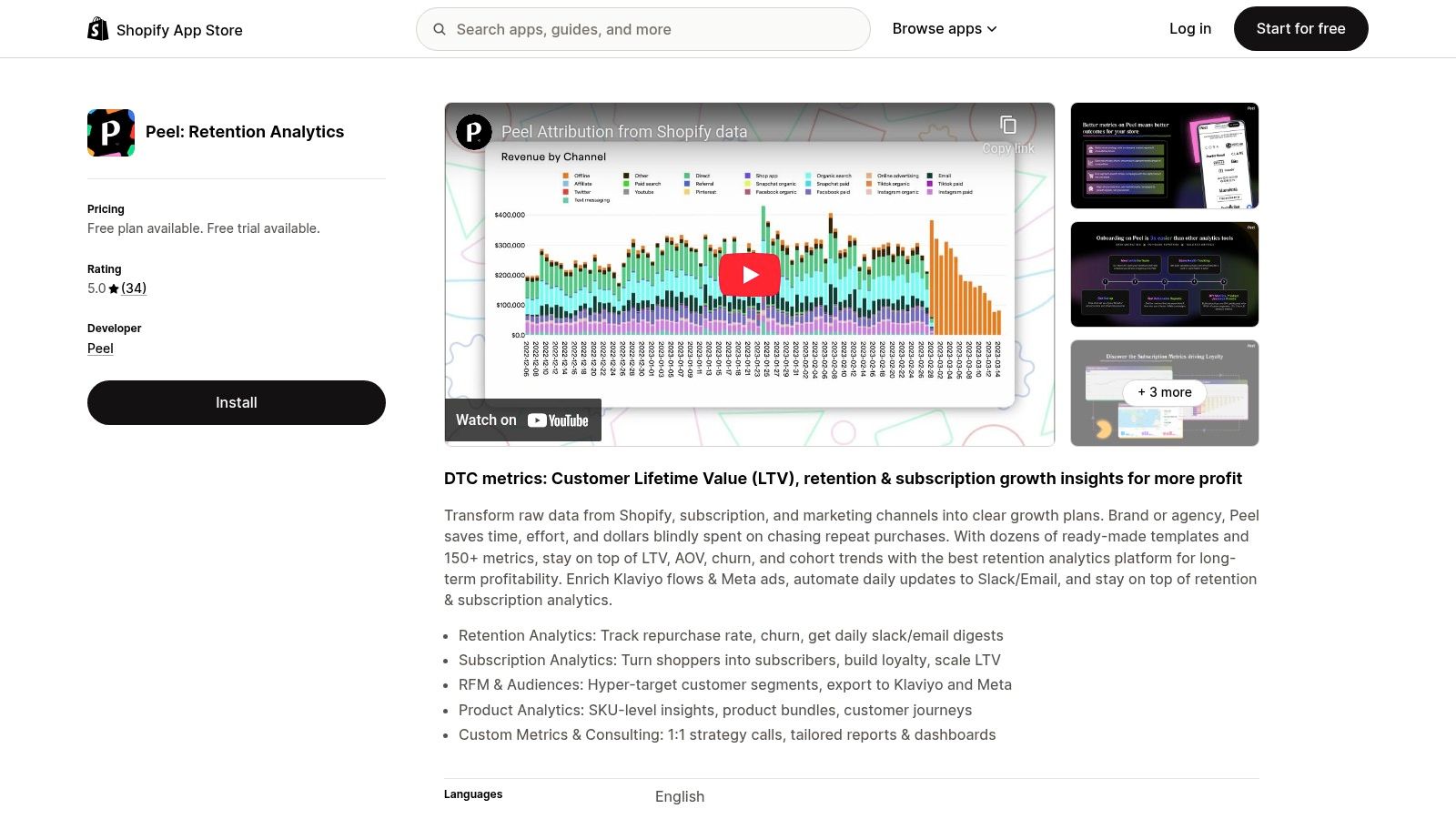 Peel Analytics (Peel Insights)