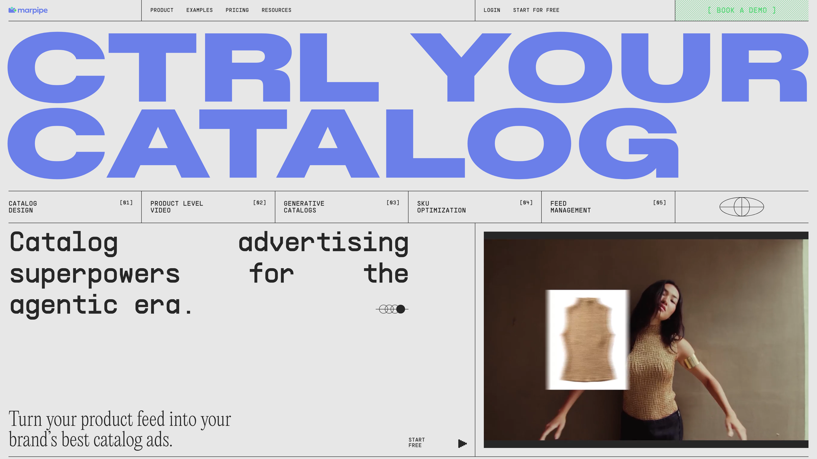 Screenshot of Marpipe website