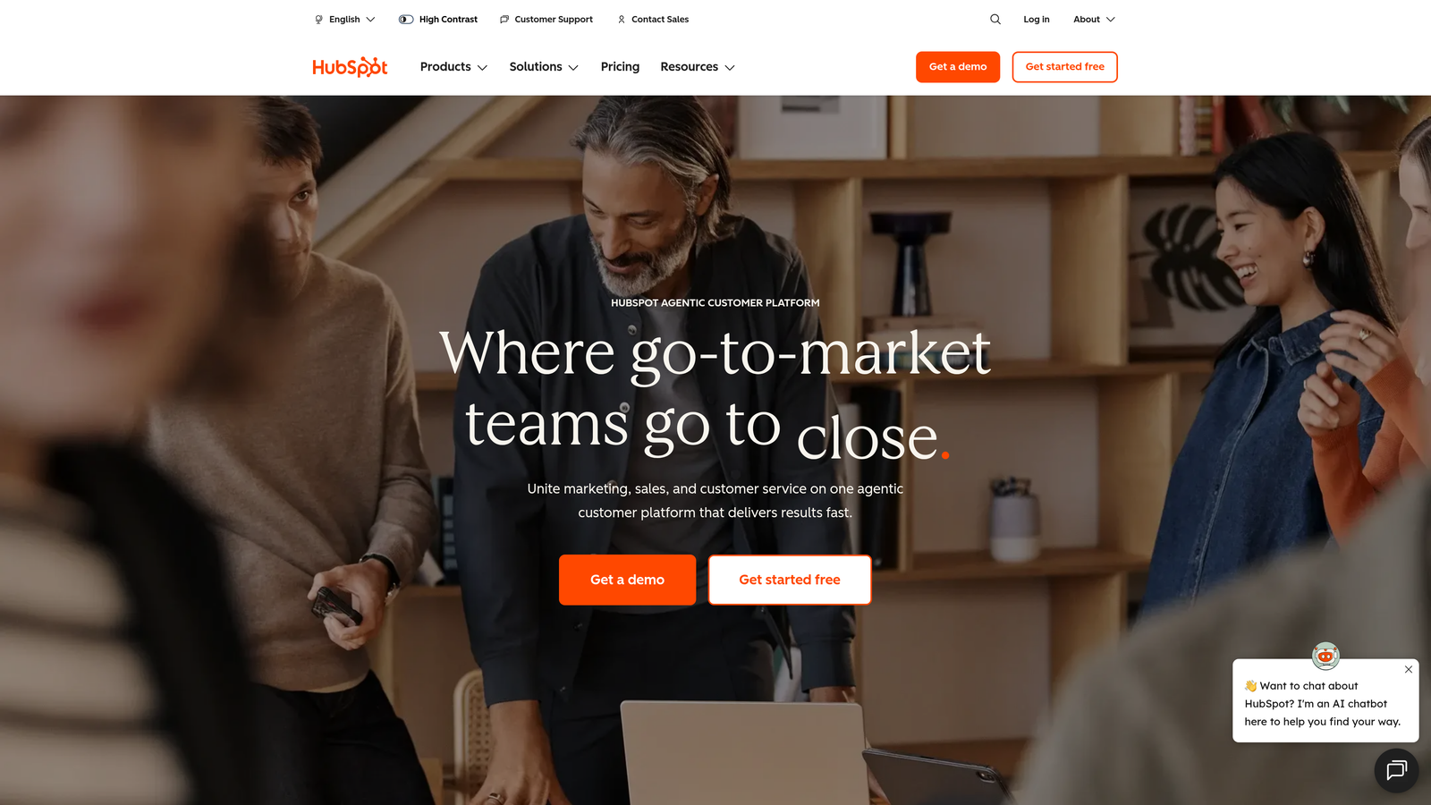 Screenshot of HubSpot Attribution Reporting website