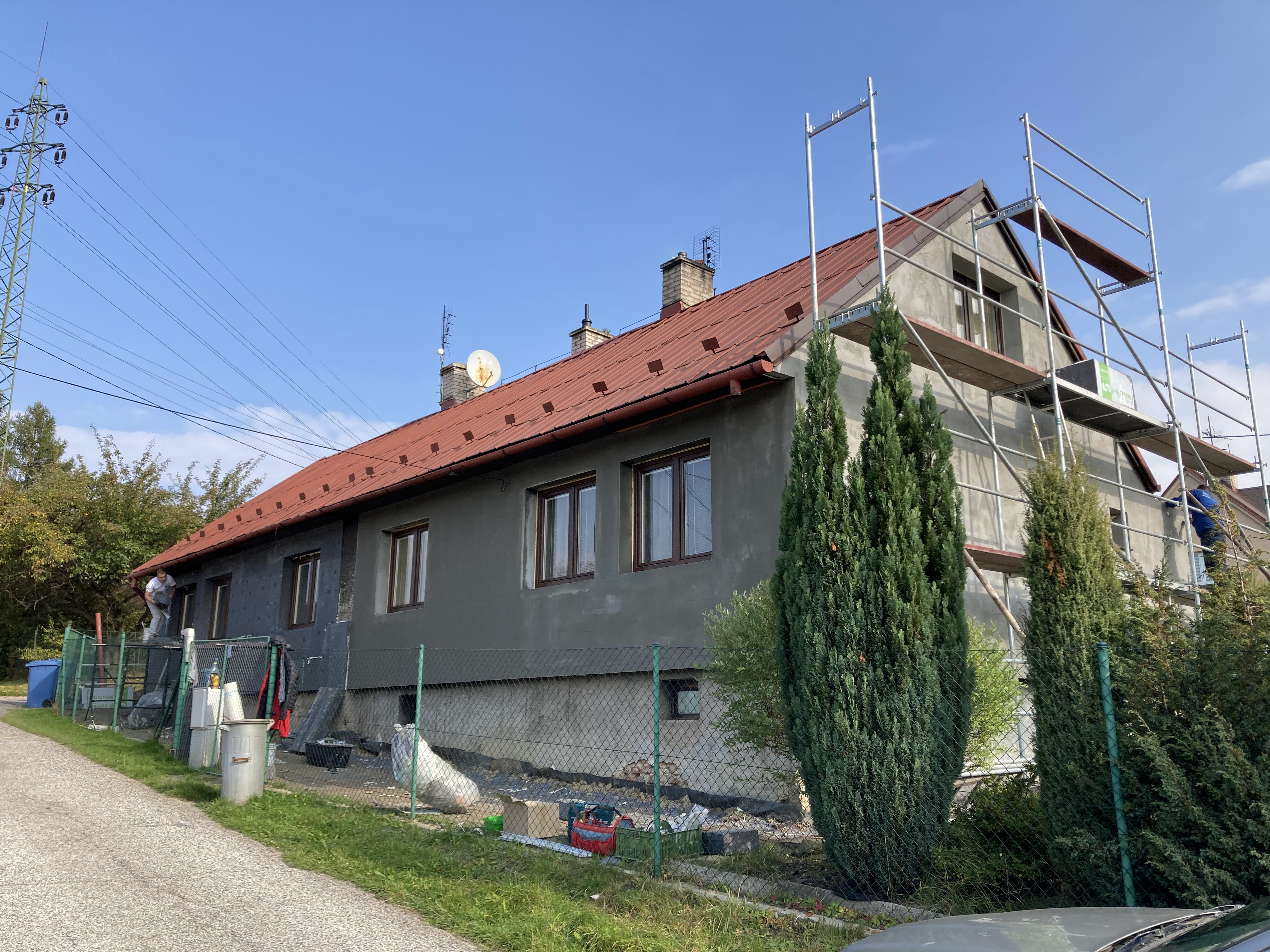 Zateplení domu Petřvald.
