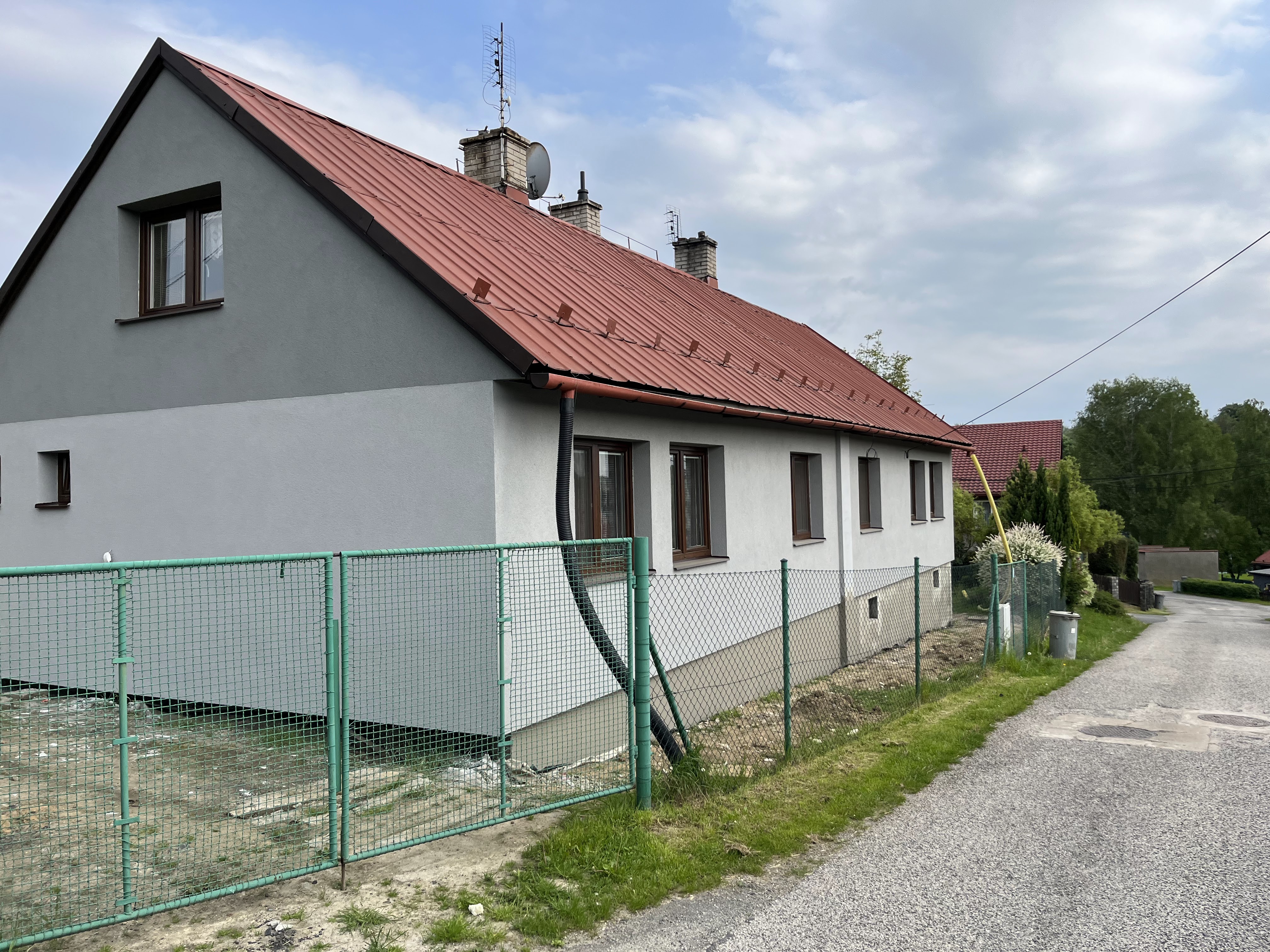 Zateplení finského domku v Petřvaldě.