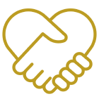 A logo design of trust