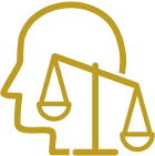 A logo design of integrity