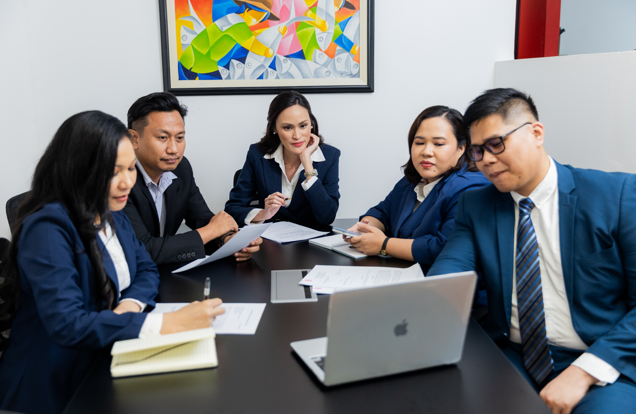 A group discussion