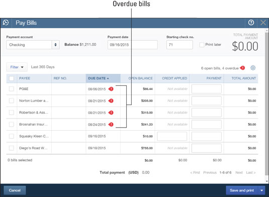 How To Pay Bills In QuickBooks Online Dummies