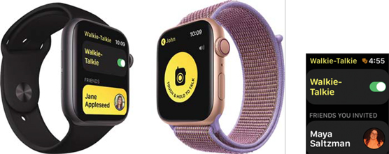 Apple Watch Walkie Talkie