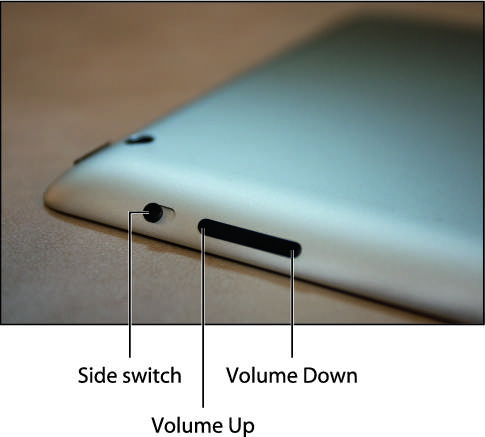 Use the Side switch to toggle your tablet between normal and silent modes.