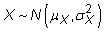 normally distributed random variable