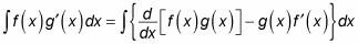 integrating both sides of an equation.