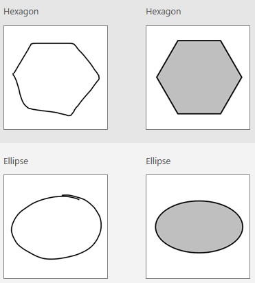 Office 2019 shapes