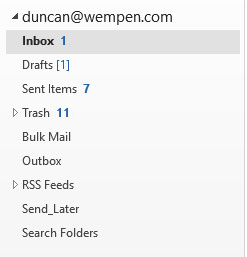 outlook-unread-messages