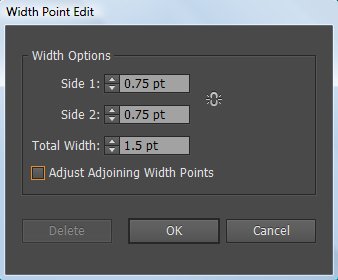 customize width illustrator