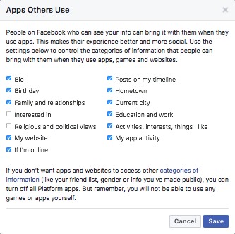 apps others use Facebook