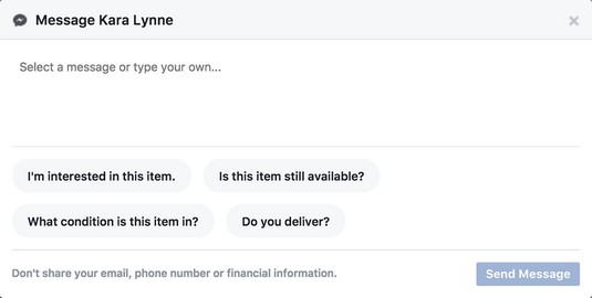 Facebook marketplace