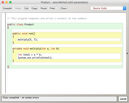 Java parameters