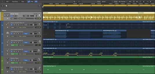 Logic Pro track automation