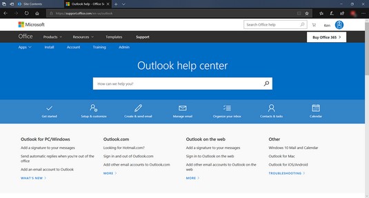 Outlook Help Center