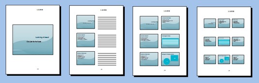 PowerPoint handouts