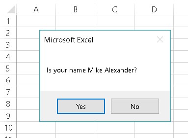 GuessName procedure Excel VBA