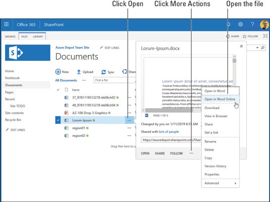 SharePoint document library