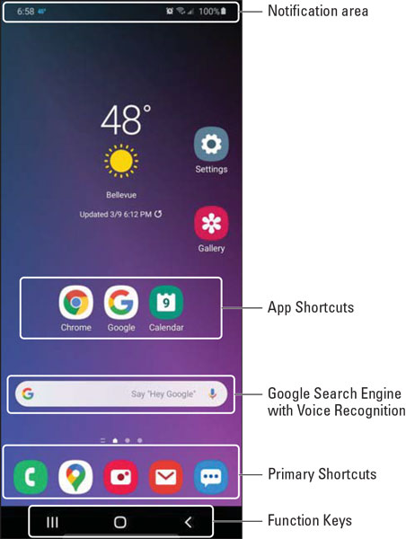 Galaxy S20 Home screen