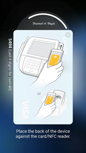 Samsung Pay after fingerprint