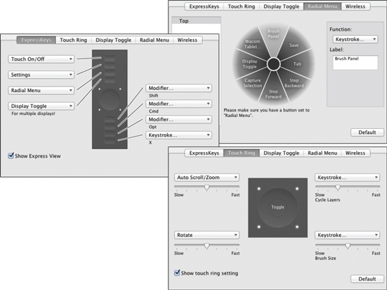 program different features for various programs