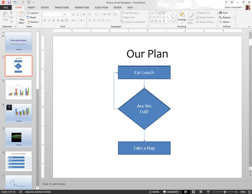 Enter text into each flowchart shape by clicking the shape and typing.