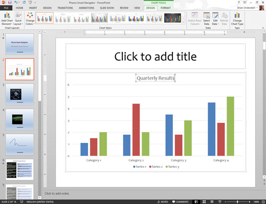 Customize the chart any way you want.