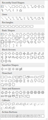 Select the shape you want to insert.